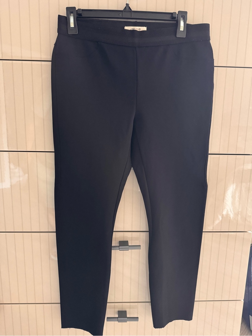 J Brand Black Stretch Slim Ankle Pants